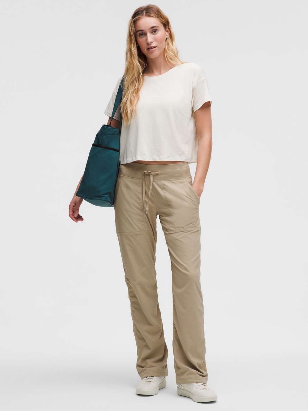 Lululemon | 2025 Dance Studio Mid-Rise Pant *Regular Sheer Oak Size 6